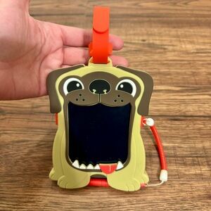 Kids Dog LCD Writing Tablet Doodle Board Erasable Drawing Pad Travel Toy Clip On